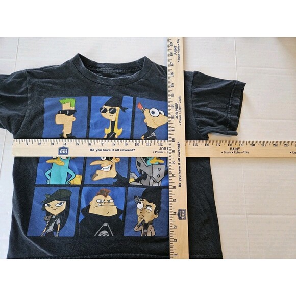 Phineas And Ferb Across The Second Dimension T Shirt Approx Sz 7 / 8 - Picture 4 of 4